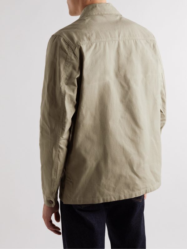 Organic Cotton-Ripstop Chore Jacket - BK Organic Cotton-Ripstop Chore Jacket - BK