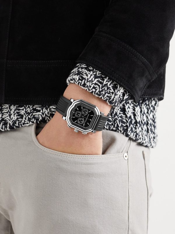Maestro 3.0 Automatic Chronograph 39mm Stainless Steel and Rubber Watch, Ref No. GC3.0-A-00 - OU Maestro 3.0 Automatic Chronograph 39mm Stainless Steel and Rubber Watch, Ref No. GC3.0-A-00 - OU