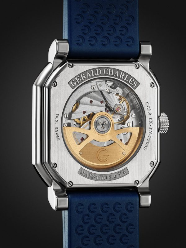 GC Sport Automatic 39mm Titanium and Rubber Watch, Ref. No. GC2.0-TX-TN-01 - BK