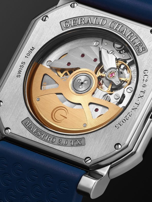 GC Sport Automatic 39mm Titanium and Rubber Watch, Ref. No. GC2.0-TX-TN-01 - E1
