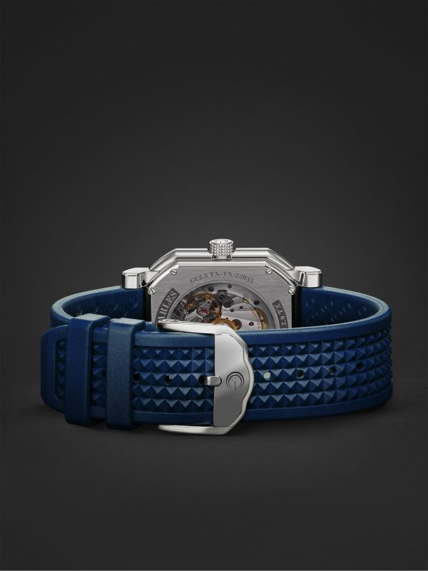 GC Sport Automatic 39mm Titanium and Rubber Watch, Ref. No. GC2.0-TX-TN-01 - E2