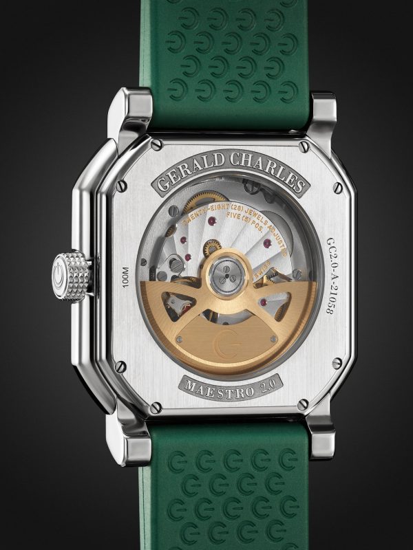 Maestro 2.0 Ultra-Thin Automatic 39mm Stainless Steel and Rubber Watch, Ref. No. GC2.0-A-02 - BK Maestro 2.0 Ultra-Thin Automatic 39mm Stainless Steel and Rubber Watch, Ref. No. GC2.0-A-02 - BK