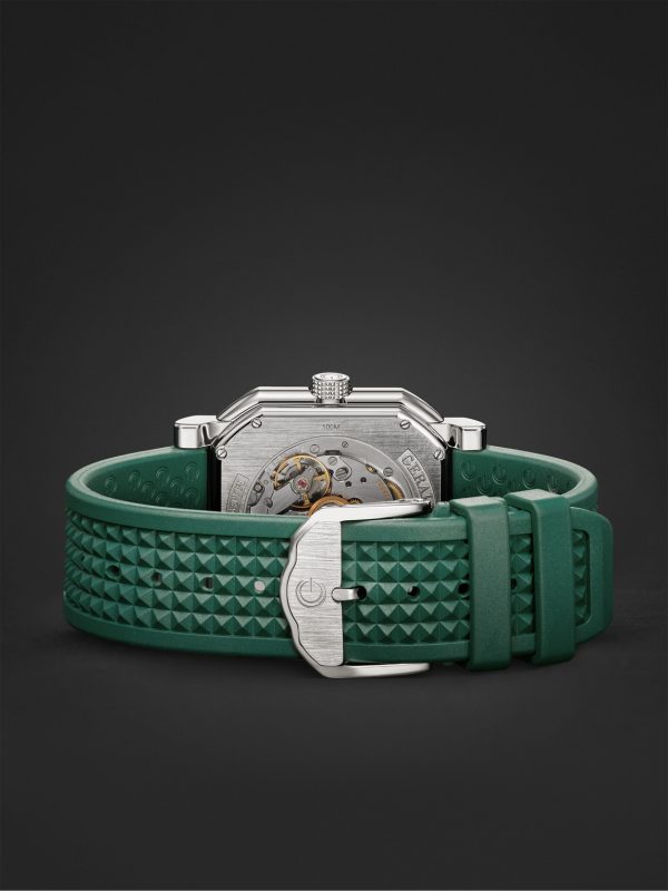 Maestro 2.0 Ultra-Thin Automatic 39mm Stainless Steel and Rubber Watch, Ref. No. GC2.0-A-02 - E2 Maestro 2.0 Ultra-Thin Automatic 39mm Stainless Steel and Rubber Watch, Ref. No. GC2.0-A-02 - E2