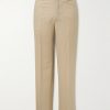 Delfo Straight-Leg Wool-Blend Flannel Trousers Delfo Straight-Leg Wool-Blend Flannel Trousers
