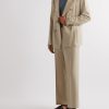 Delfo Straight-Leg Wool-Blend Flannel Trousers - OU Delfo Straight-Leg Wool-Blend Flannel Trousers - OU