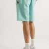 Straight-Leg Cotton-Jersey Drawstring Shorts - BK Straight-Leg Cotton-Jersey Drawstring Shorts - BK