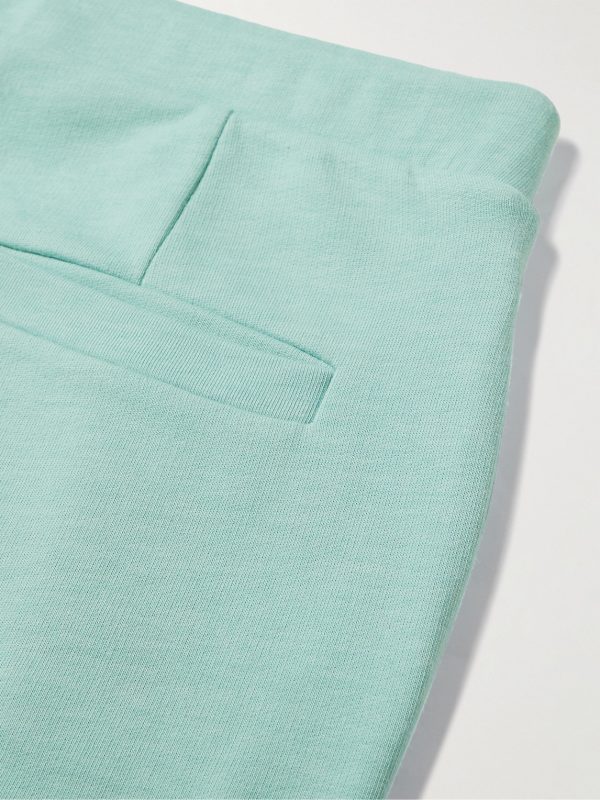 Straight-Leg Cotton-Jersey Drawstring Shorts - CU Straight-Leg Cotton-Jersey Drawstring Shorts - CU