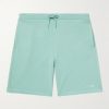 Straight-Leg Cotton-Jersey Drawstring Shorts Straight-Leg Cotton-Jersey Drawstring Shorts