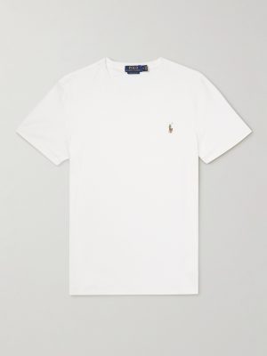 Logo-Embroidered Cotton-Jersey T-Shirt Logo-Embroidered Cotton-Jersey T-Shirt