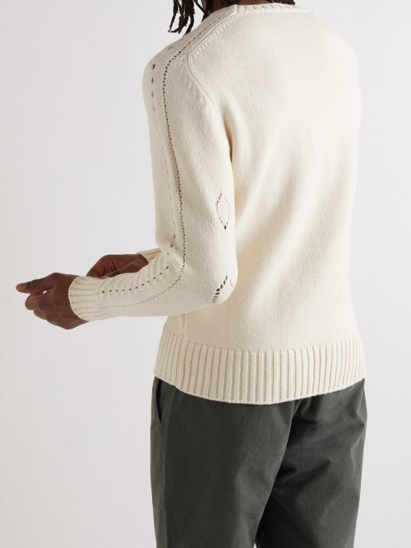 Marco Pointelle-Knit Sweater - BK Marco Pointelle-Knit Sweater - BK