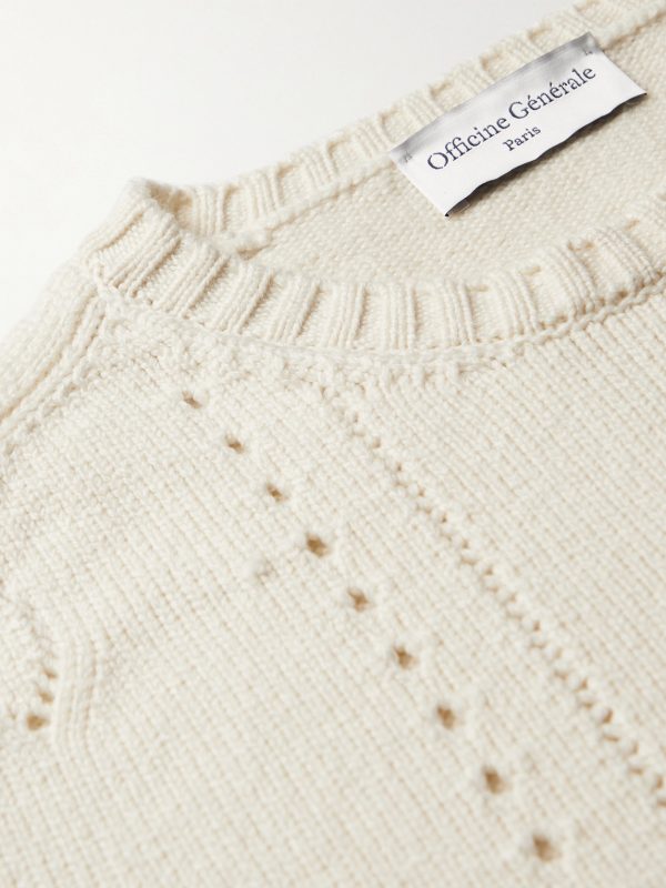 Marco Pointelle-Knit Sweater - CU Marco Pointelle-Knit Sweater - CU