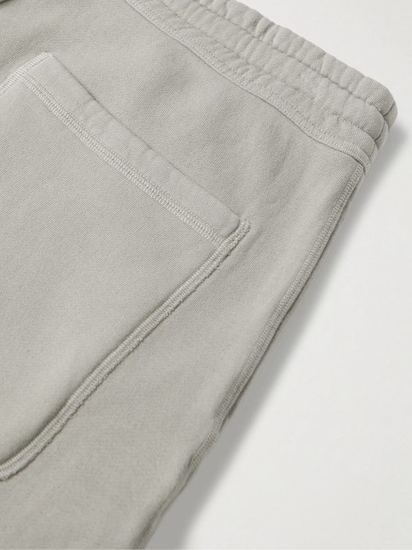 Tapered Garment-Dyed Cotton-Jersey Sweatpants - CU Tapered Garment-Dyed Cotton-Jersey Sweatpants - CU