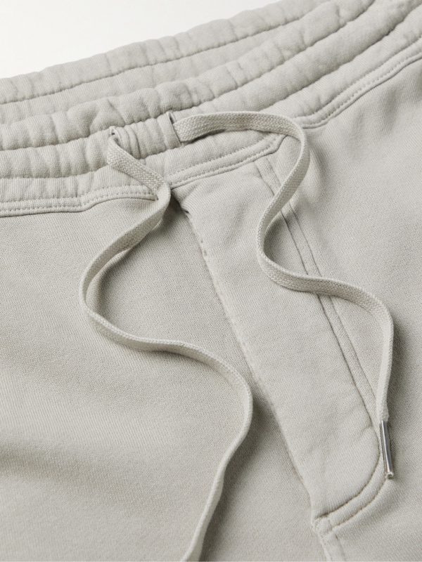 Tapered Garment-Dyed Cotton-Jersey Sweatpants - E1 Tapered Garment-Dyed Cotton-Jersey Sweatpants - E1