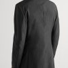 O'Connor Slim-Fit Silk, Linen and Wool-Blend Blazer - BK O'Connor Slim-Fit Silk, Linen and Wool-Blend Blazer - BK