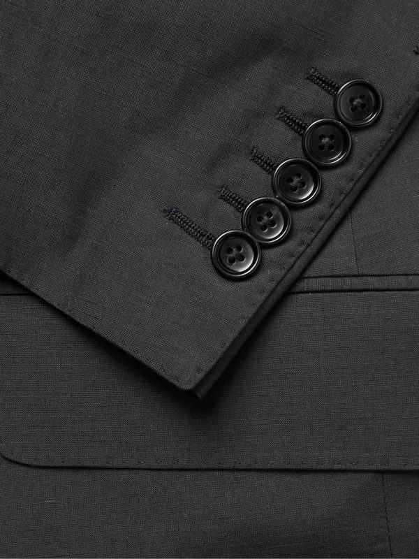 O'Connor Slim-Fit Silk, Linen and Wool-Blend Blazer - CU O'Connor Slim-Fit Silk, Linen and Wool-Blend Blazer - CU
