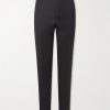 Straight-Leg Grain de Poudre Wool and Mohair-Blend Tuxedo Trousers