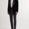Straight-Leg Grain de Poudre Wool and Mohair-Blend Tuxedo Trousers - OU