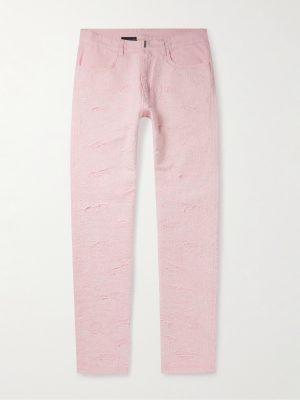 Slim-Fit Distressed Jeans