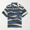 Gioia Convertible-Collar Printed Silk-Satin Shirt