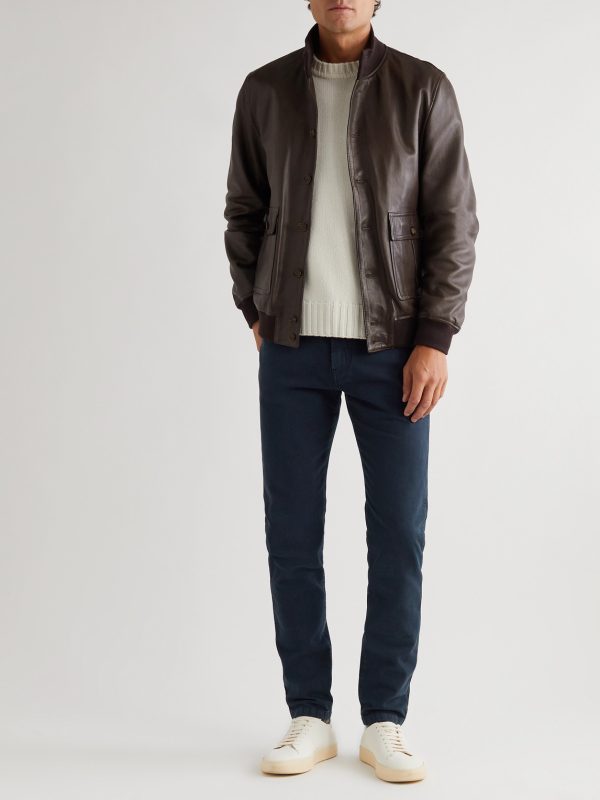 Slim-Fit Stretch-Denim Jeans - OU Slim-Fit Stretch-Denim Jeans - OU