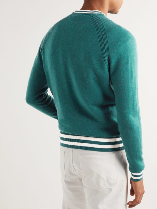Wallace Striped Cashmere Sweater - BK