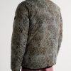 2 Moncler 1952 Reflective Reversible Cheetah-Print Shell Down Jacket - BK 2 Moncler 1952 Reflective Reversible Cheetah-Print Shell Down Jacket - BK
