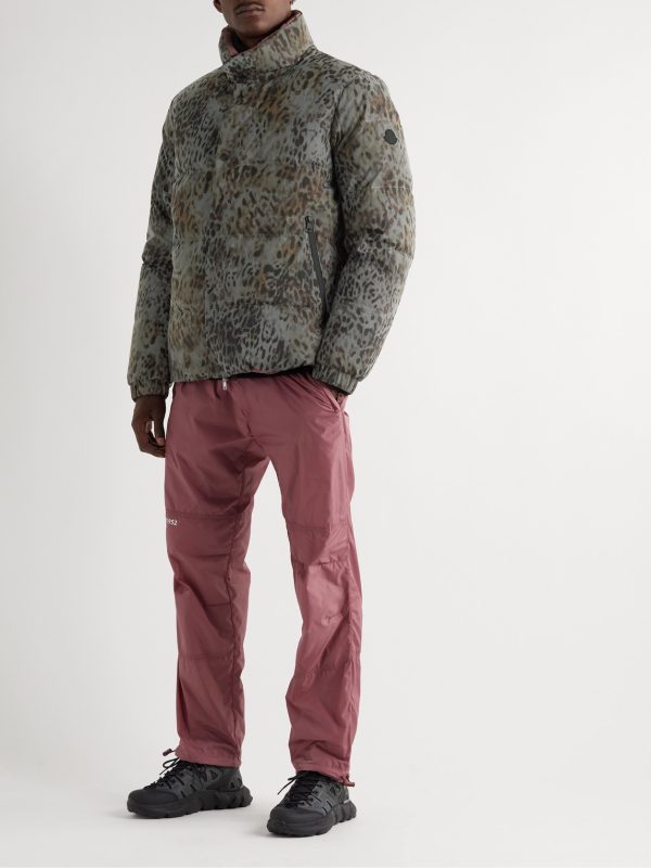 2 Moncler 1952 Reflective Reversible Cheetah-Print Shell Down Jacket - OU 2 Moncler 1952 Reflective Reversible Cheetah-Print Shell Down Jacket - OU