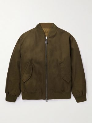 Thule Virgin Wool-Blend Gabardine Bomber Jacket