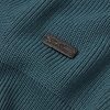 Leather-Trimmed Ribbed Wool Half-Zip Sweatshirt - E1 Leather-Trimmed Ribbed Wool Half-Zip Sweatshirt - E1