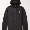 + Gentle Monster Logo-Appliquéd Shell Hooded Down Jacket + Gentle Monster Logo-Appliquéd Shell Hooded Down Jacket