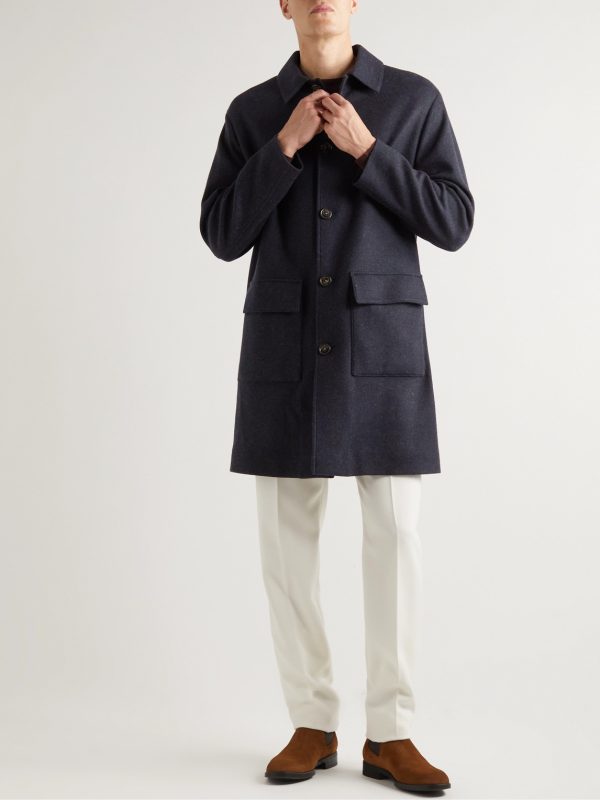 Double-Faced Cashmere-Blend Coat - OU Double-Faced Cashmere-Blend Coat - OU