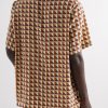 Camp-Collar Printed Silk-Satin Shirt - BK Camp-Collar Printed Silk-Satin Shirt - BK
