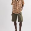 Camp-Collar Printed Silk-Satin Shirt - OU Camp-Collar Printed Silk-Satin Shirt - OU