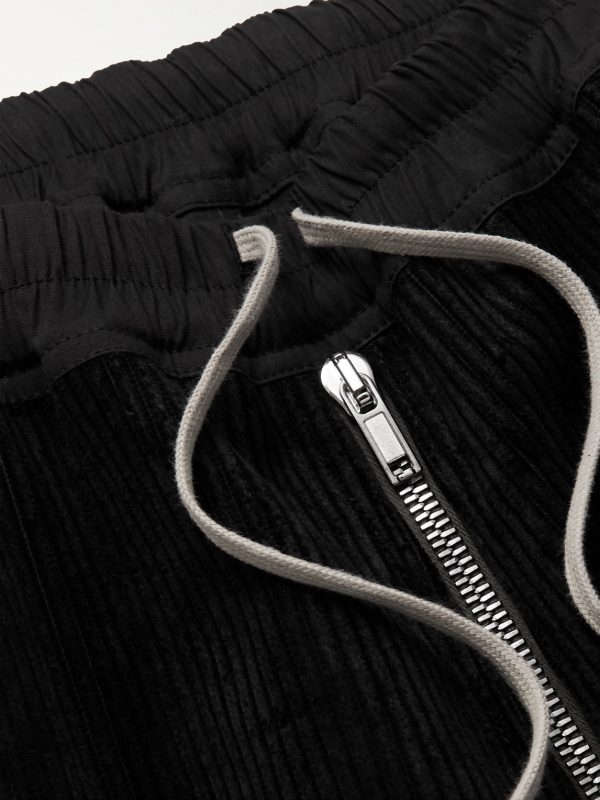 Cotton-Corduroy Drawstring Trousers - E1 Cotton-Corduroy Drawstring Trousers - E1
