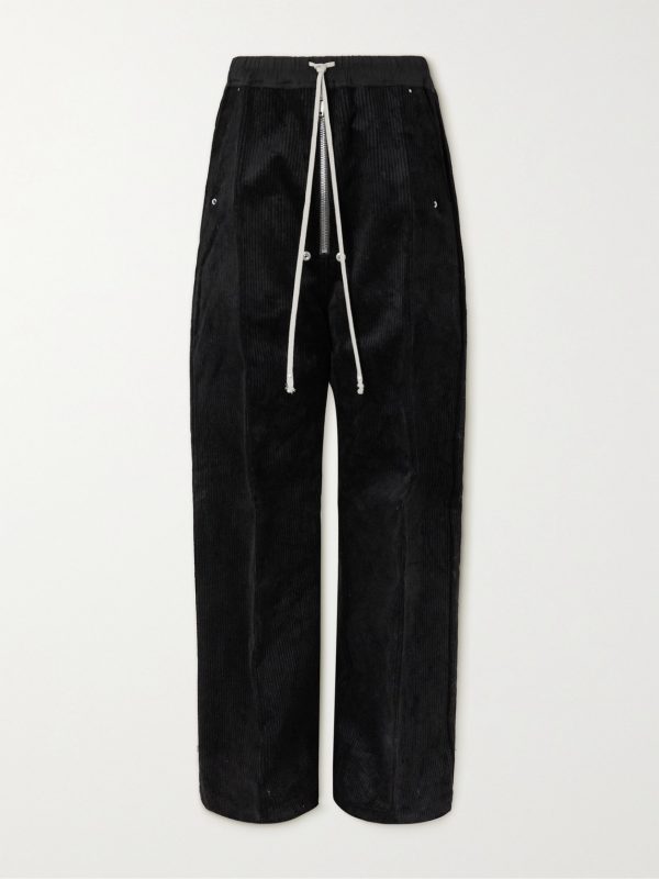 Cotton-Corduroy Drawstring Trousers Cotton-Corduroy Drawstring Trousers