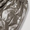 MT Drawstring Long Wide-Leg Coated Cotton-Blend Jersey Trousers - CU MT Drawstring Long Wide-Leg Coated Cotton-Blend Jersey Trousers - CU