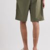 Axel Straight-Leg Cotton-Blend Twill Drawstring Shorts - BK Axel Straight-Leg Cotton-Blend Twill Drawstring Shorts - BK
