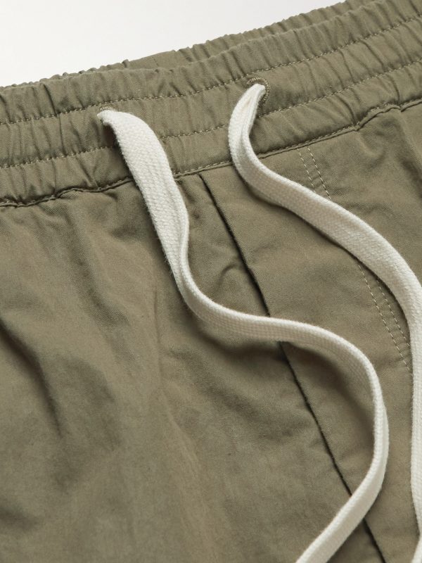 Axel Straight-Leg Cotton-Blend Twill Drawstring Shorts - E1 Axel Straight-Leg Cotton-Blend Twill Drawstring Shorts - E1