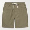 Axel Straight-Leg Cotton-Blend Twill Drawstring Shorts Axel Straight-Leg Cotton-Blend Twill Drawstring Shorts