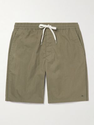 Axel Straight-Leg Cotton-Blend Twill Drawstring Shorts Axel Straight-Leg Cotton-Blend Twill Drawstring Shorts