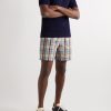 + Noah Straight-Leg Checked Cotton-Twill Drawstring Shorts - OU