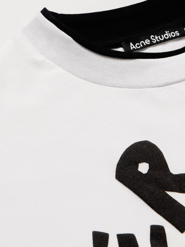 Oversized Logo-Appliquéd Printed Stretch-Cotton T-Shirt - CU