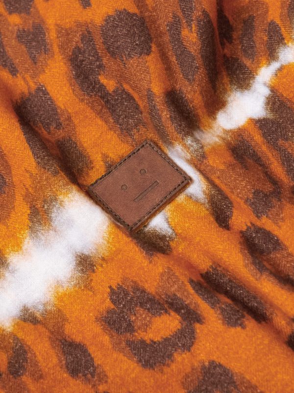 Sandit Leopard-Print Herringbone Organic Cotton-Blend Shirt - E1 Sandit Leopard-Print Herringbone Organic Cotton-Blend Shirt - E1