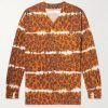 Sandit Leopard-Print Herringbone Organic Cotton-Blend Shirt Sandit Leopard-Print Herringbone Organic Cotton-Blend Shirt