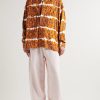Sandit Leopard-Print Herringbone Organic Cotton-Blend Shirt - OU Sandit Leopard-Print Herringbone Organic Cotton-Blend Shirt - OU