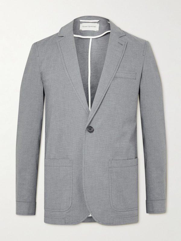 Fairway Unstructured Cotton-Blend Suit Jacket Fairway Unstructured Cotton-Blend Suit Jacket