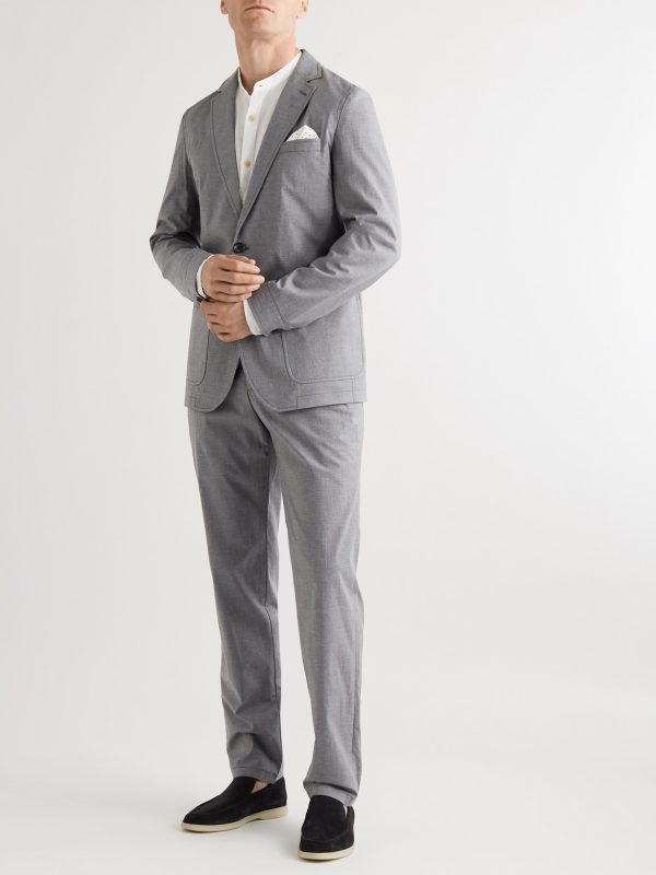 Fairway Unstructured Cotton-Blend Suit Jacket - OU Fairway Unstructured Cotton-Blend Suit Jacket - OU