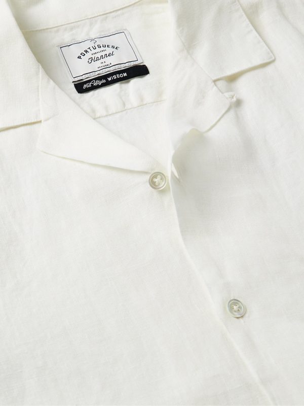 Dogtown Convertible-Collar Linen Shirt - CU Dogtown Convertible-Collar Linen Shirt - CU