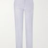 Straight-Leg Silk, Wool and Mohair-Blend Suit Trousers