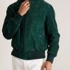 Suede Bomber Jacket - FR